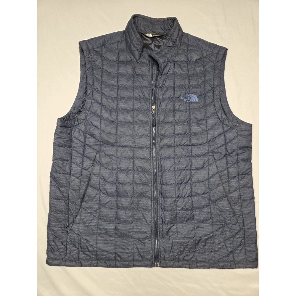 The‎ North Face TNF Men's Nano Puff Thermoball Puffer Quilted Vest Size L Navy